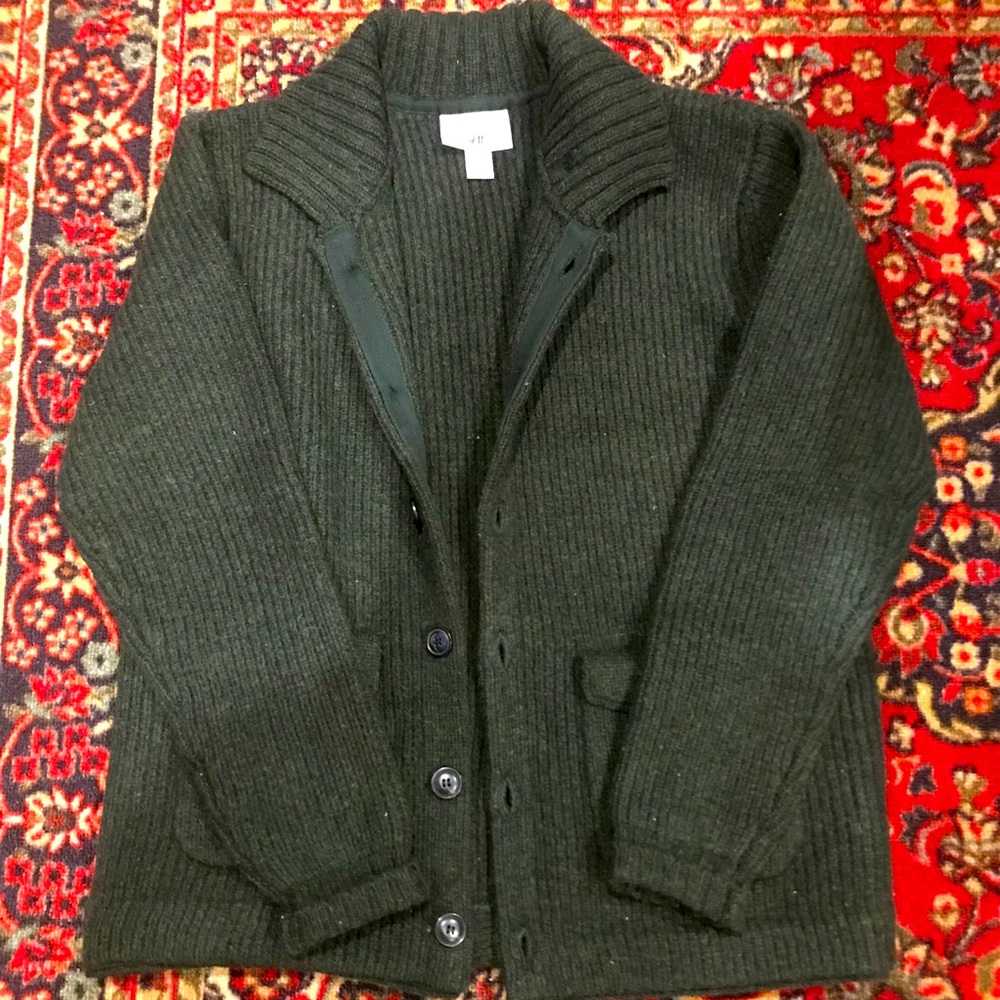 Men’s Green Wool Sweater